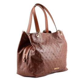 Bolsa de Couro Cavezzale Floter Monograma Camel/Canyon 103865