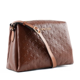 Bolsa de Couro Cavezzale Floter Monograma Camel/Canyon 103867