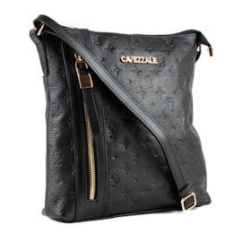 Bolsa de Couro Cavezzale Floter Monograma Preto 102873