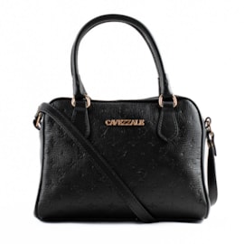 Bolsa de Couro Cavezzale Floter Monograma Preto 103866