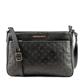 Bolsa de Couro Cavezzale Floter Monograma Preto 103983