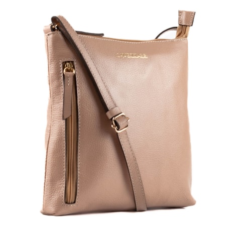 Bolsa Tiracolo de Couro Cavezzale Amêndoa 103277