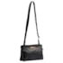 Bolsa Tiracolo de Couro Feminina Cavezzale Monograma Preto 102148