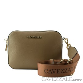 Bolsa Tiracolo de Couro Feminina Cavezzale Soft Camel 102577