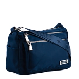 Bolsa Tiracolo de Nylon Cavezzale Azul 103562
