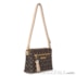 Bolsa Tiracolo Feminina Personnalite Cavezzale Monograma Chocolate/bege 102752