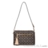 Bolsa Tiracolo Feminina Personnalite Cavezzale Monograma Chocolate/bege 102752