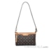 Bolsa Tiracolo Feminina Personnalite Cavezzale Monograma Chocolate/caramelo 102744