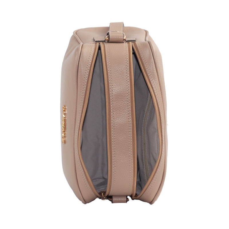 Bolsa Tiracolo Média de Couro Floter Cavezzale Crepe 105052