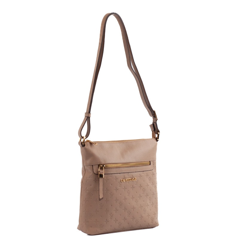Bolsa Tiracolo Média de Couro Monograma Cavezzale Crepe 105043