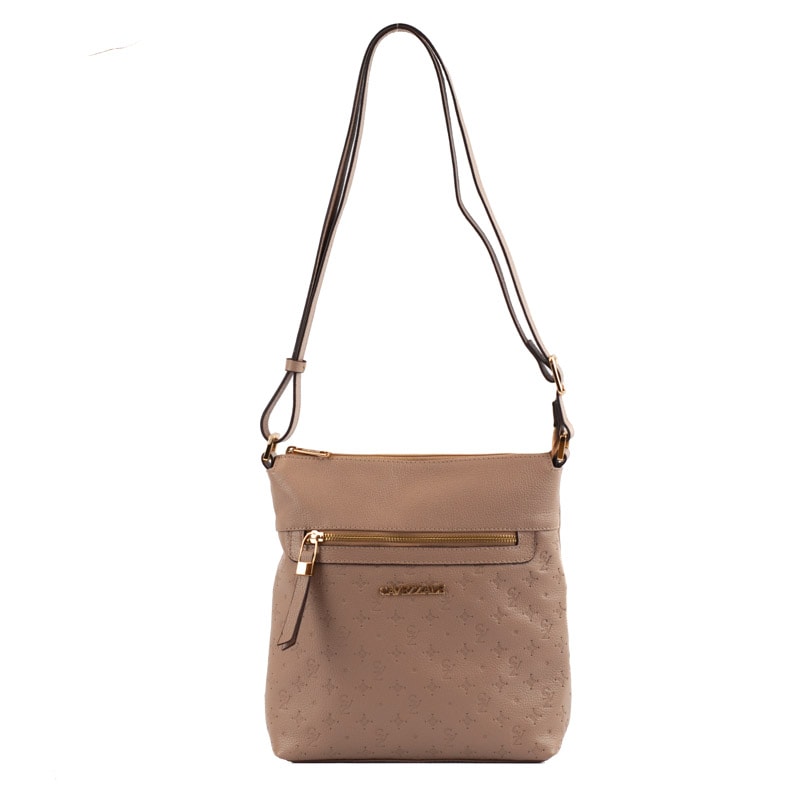 Bolsa Tiracolo Média de Couro Monograma Cavezzale Crepe 105043