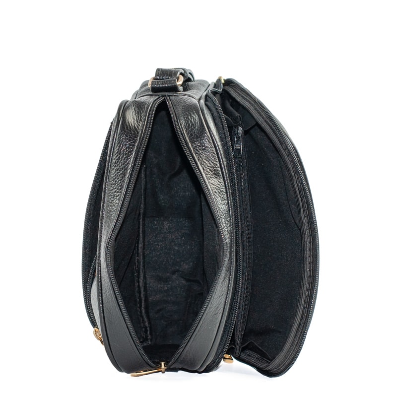 キャメロン Bolsa Tiracolo Média de Couro Soft Cavezzale Caramelo 105058