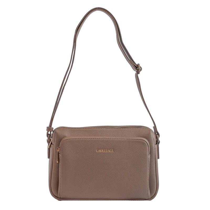 Bolsa Tiracolo Média Feminina Cavezzale Bege 105539