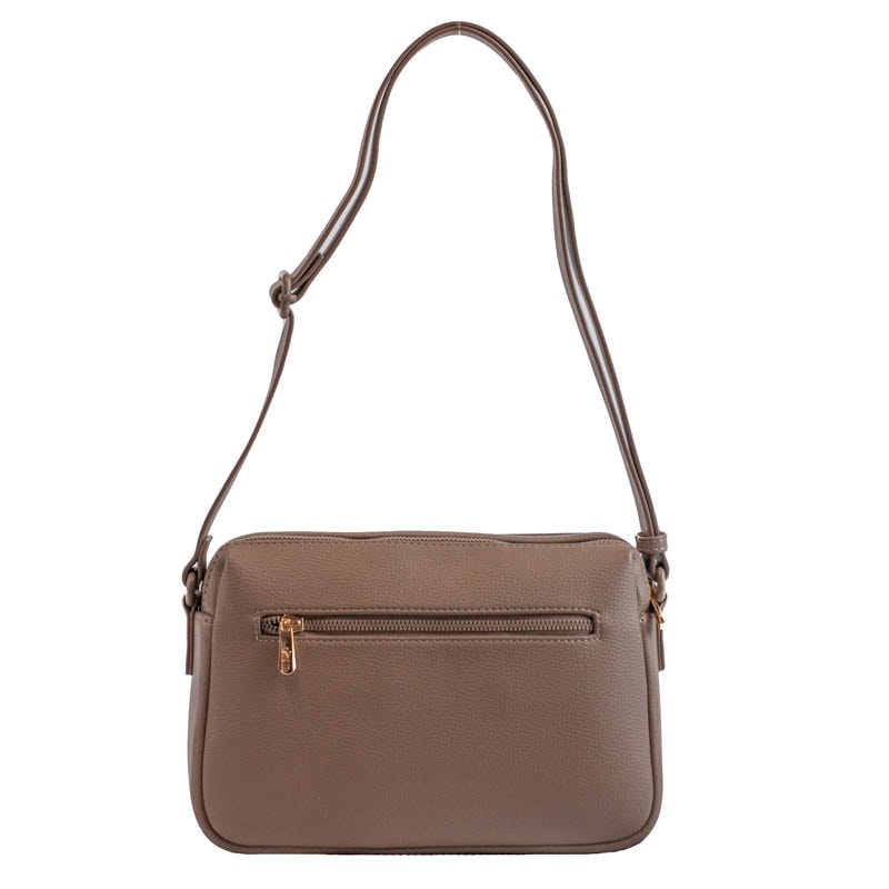 Bolsa Tiracolo Média Feminina Cavezzale Bege 105539