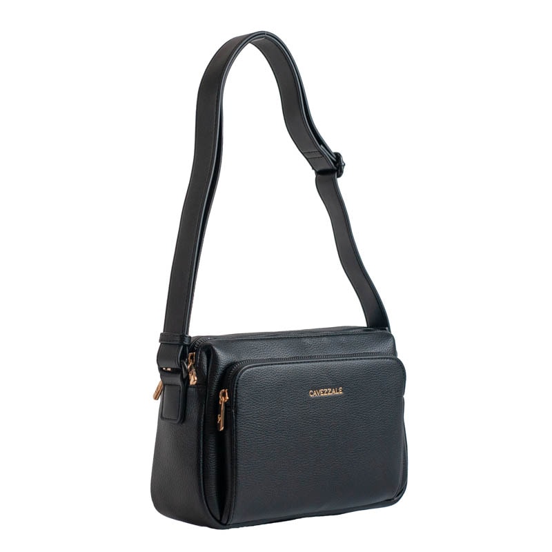 Bolsa Tiracolo Média Feminina Cavezzale Preto 105539