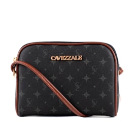 Bolsa Tiracolo Personnalite Cavezzale Preto/Conhaque 103333