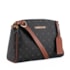 Bolsa Tiracolo Personnalite Cavezzale Preto/Conhaque 103880