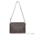 Bolsa Transversal Feminina Personnalite Cavezzale Monograma Chocolate/bege 102746