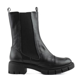 Bota Cano Médio Couro Cavezzale Veneto Preto 103860