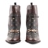 Bota de Couro Cavezzale Veneto Monograma Café 103820