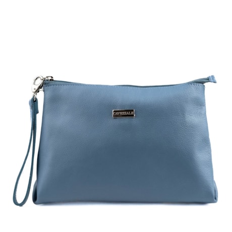 Carteira Cluth Couro Cavezzale Bolonha Denim 103684