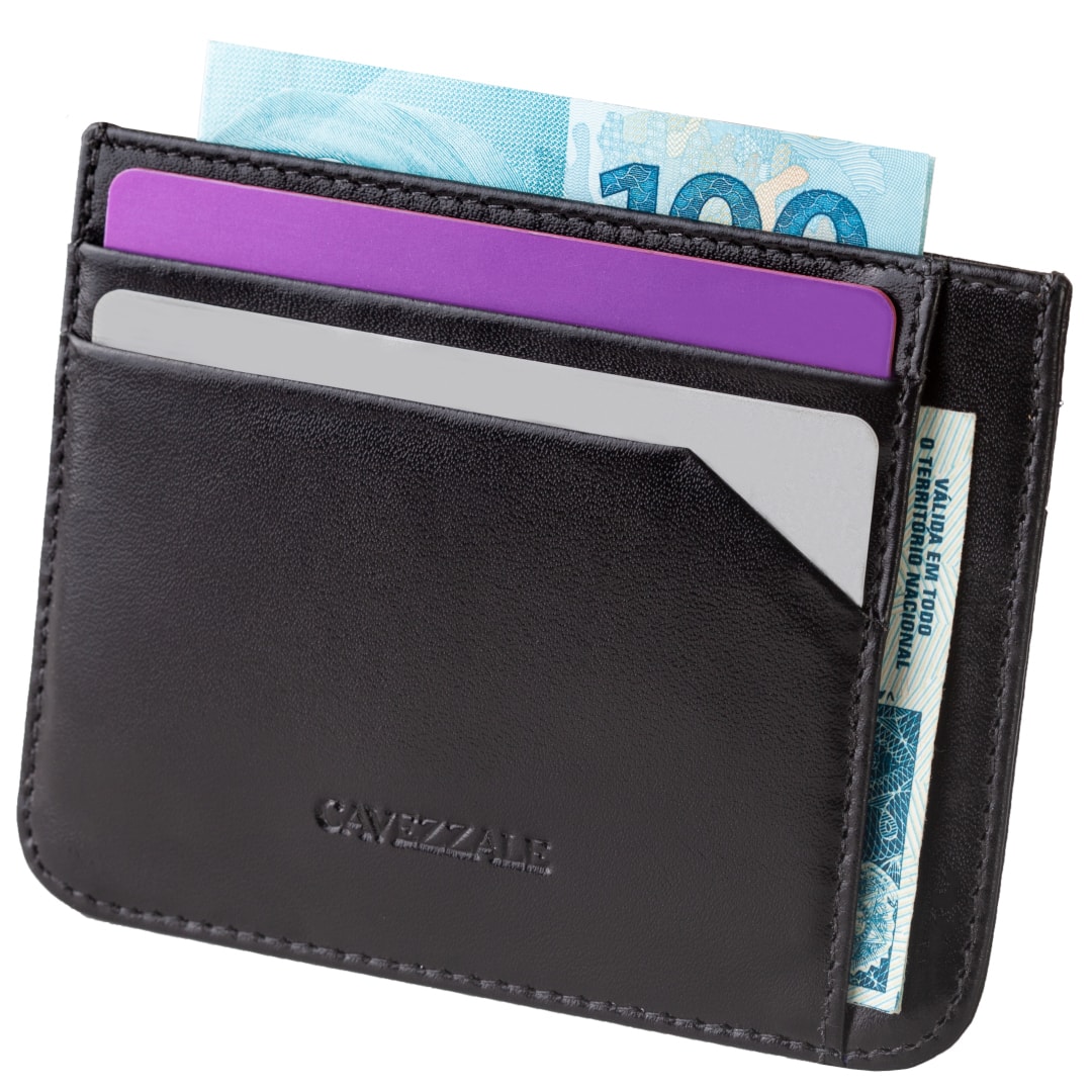 Carteira de Couro Cavezzale Rfid Block Preto 103663