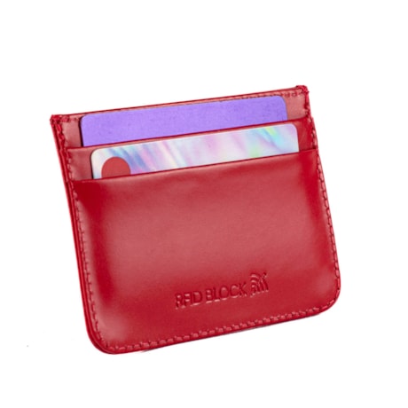 Carteira de Couro Cavezzale Rfid Block Vermelho 103663