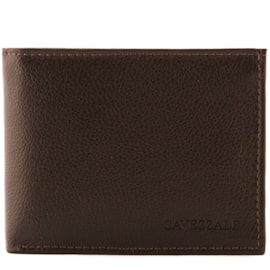 Carteira De Couro Masculina Grande Cavezzale Café 099391