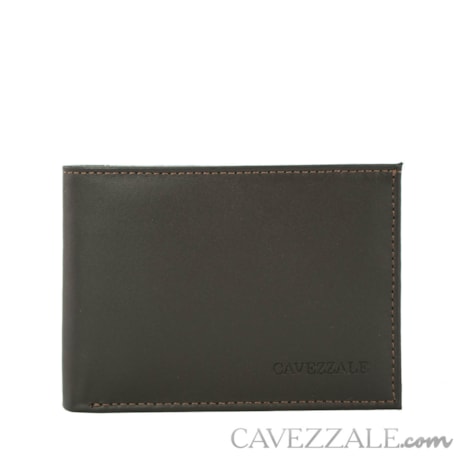 Carteira de Couro Masculina Média Cavezzale Café 102877