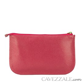 Clutch de Couro Feminina Cavezzale Roma Pink 102761