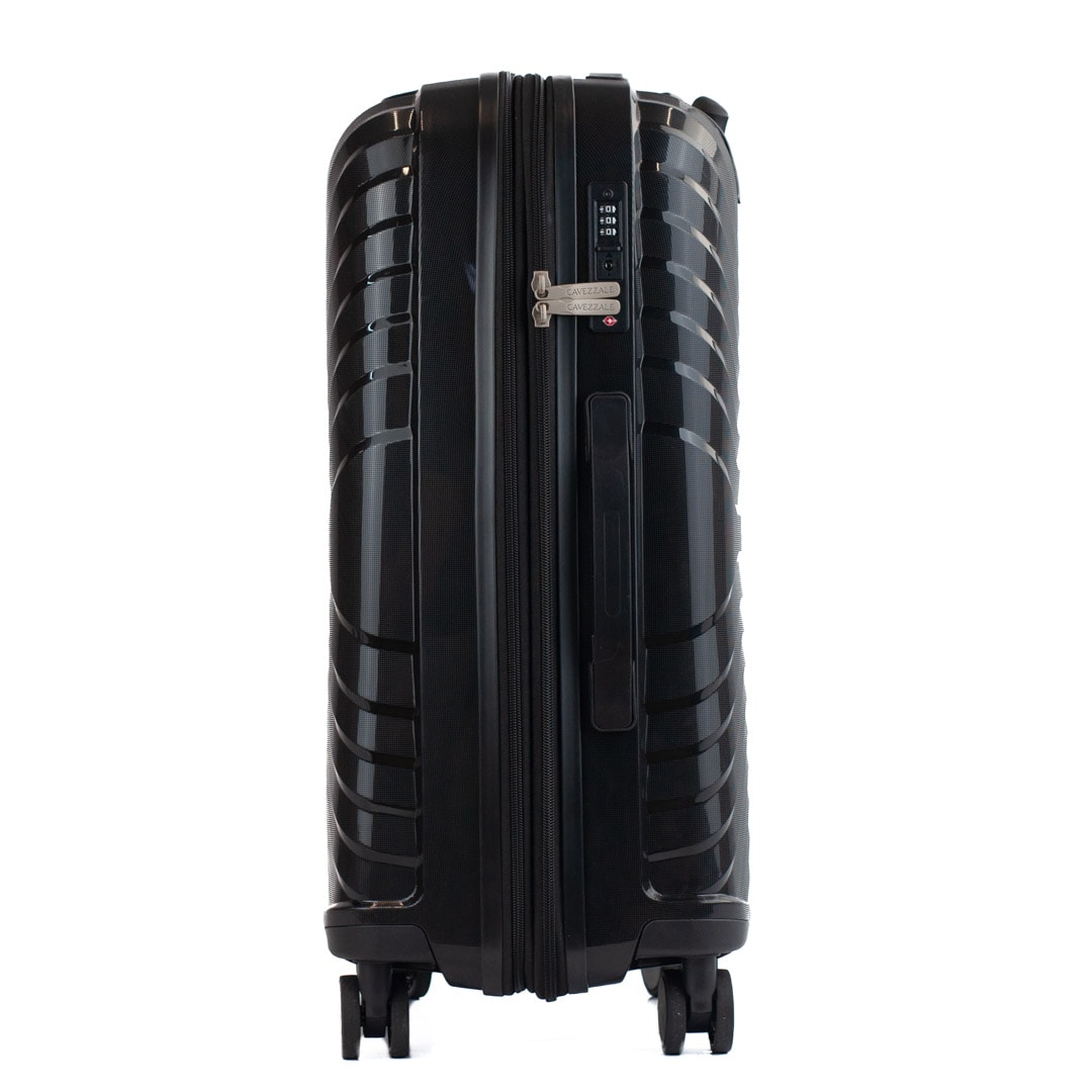Mala De Viagem Média Polipropileno Nápoles Cavezzale Preto 105533