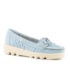 Mocassim Couro Cavezzale Pelica Azul 103433