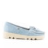 Mocassim Couro Cavezzale Pelica Azul 103433