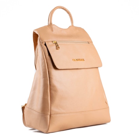 Mochila de Couro Antifurto Cavezzale Floter Nude 103581