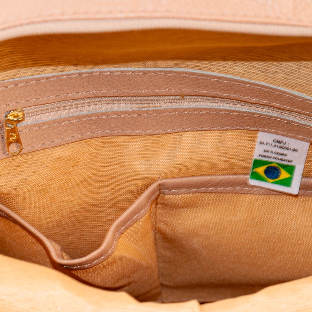 ｚｚｚ Mochila de Couro Antifurto Cavezzale Floter Nude 103581