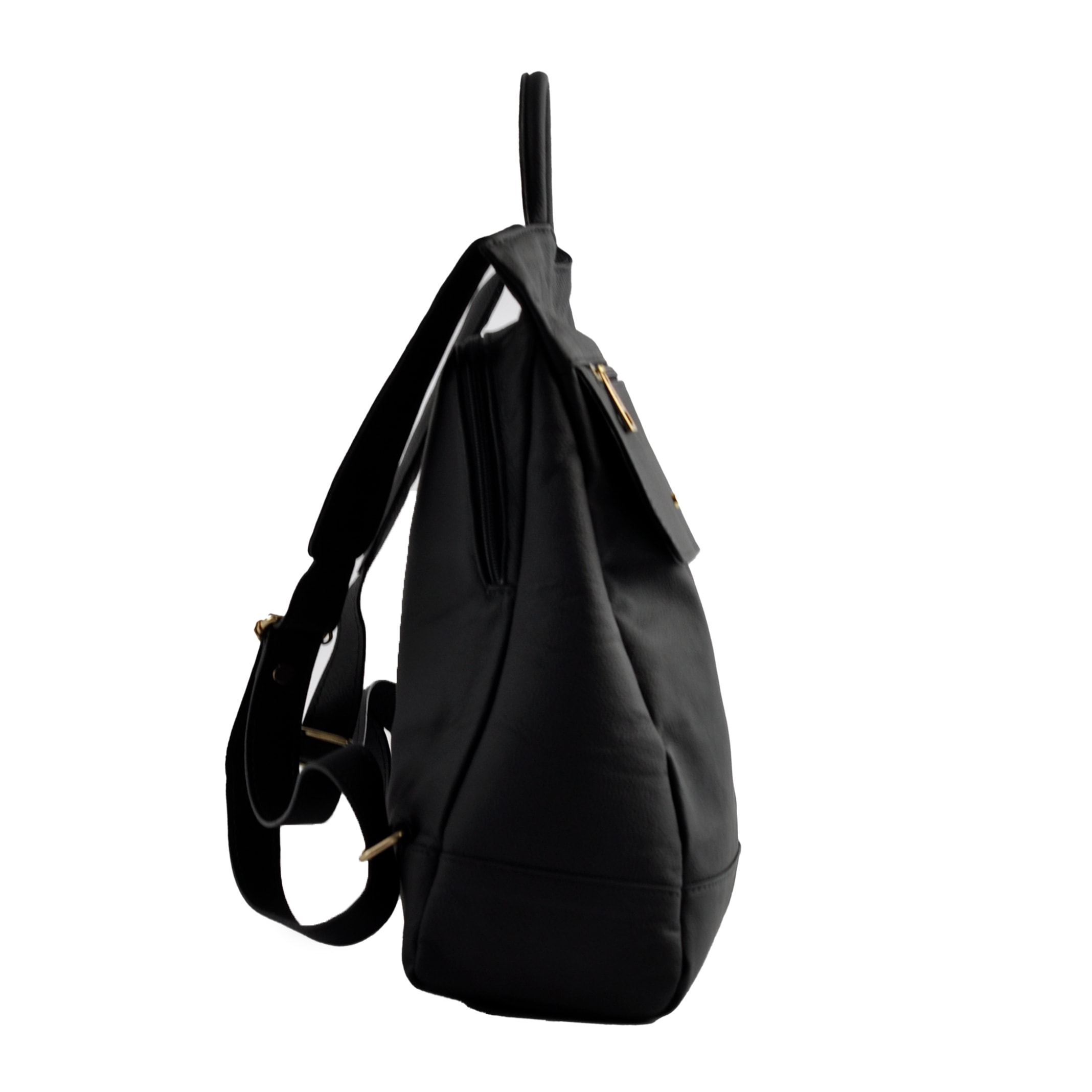 Mochila de Couro Antifurto Cavezzale Floter Preto 103581