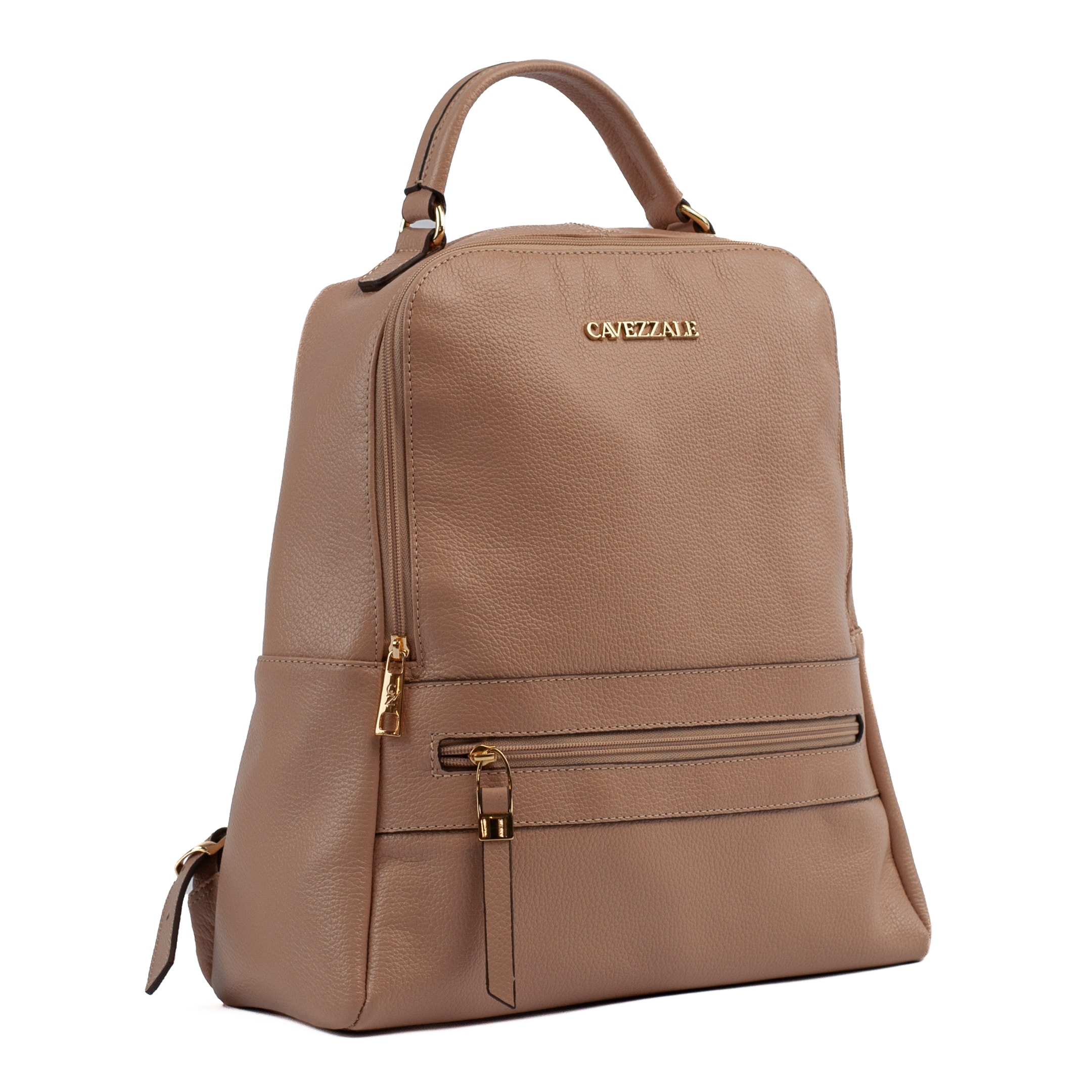 Mochila de Couro Cavezzale Roma Creme 103999