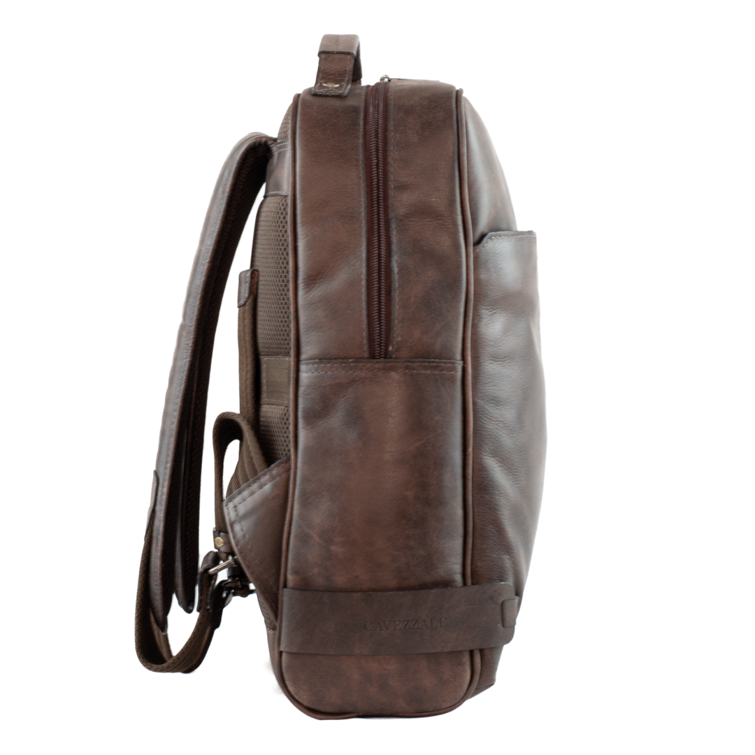 Mochila de Couro Cavezzale Rustico Café 103491