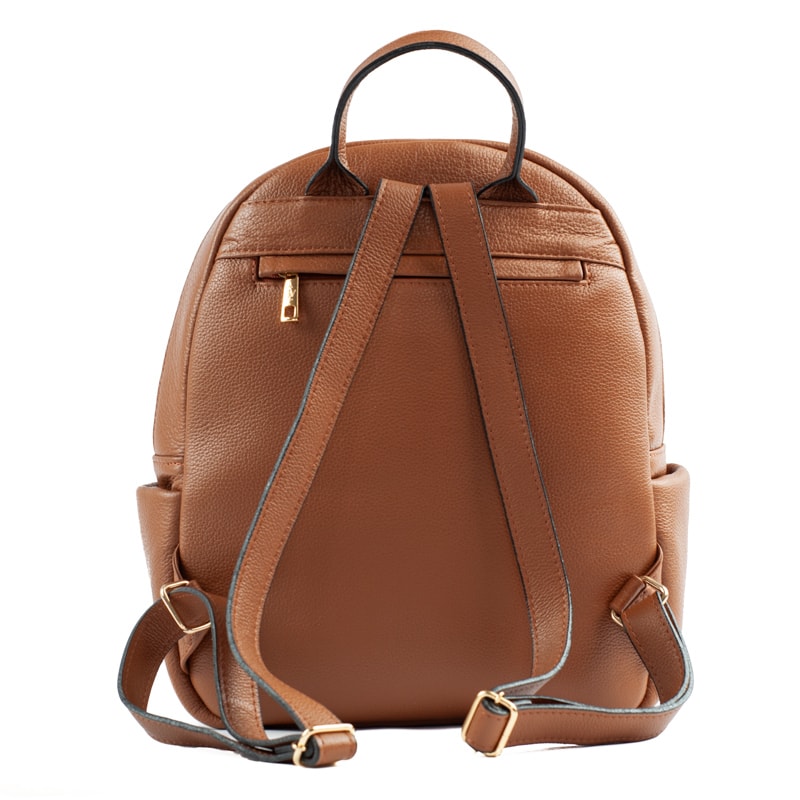   Baca 25㎝ラウンドディッシュ（左） Mochila de Couro Soft Cavezzale Caramelo 105056