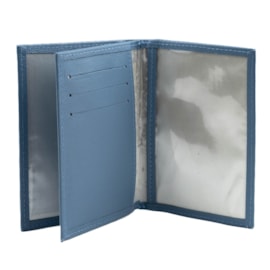 Porta Documentos Couro Cavezzale Bolonha Denim 102782