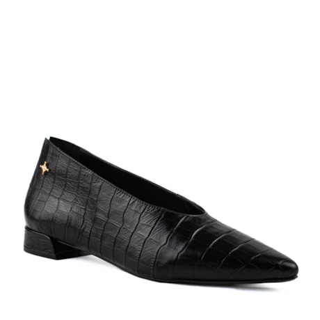 Sapatilha de Couro Cavezzale Preto 103859
