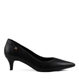 Scarpin de Couro Cavezzale Napa Mestiço Preto 103825