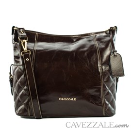 Shopping Bag de Couro Cavezzale Rustico Chocolate 103124