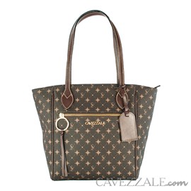 Shopping Bag Feminina Personnalite Cavezzale Chocolate 103115