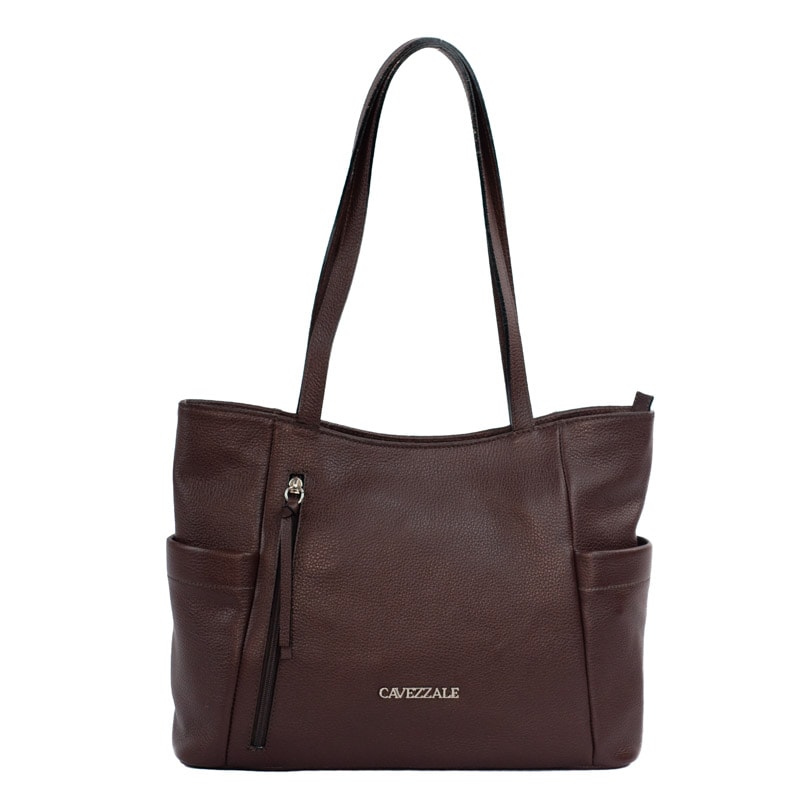 カイリオ Shopping Bag Grande Couro Floter Cavezzale Marrom 105567