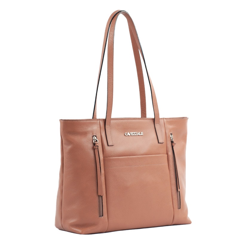 Shopping Bag Grande Couro Floter Cavezzale Mousse 105566