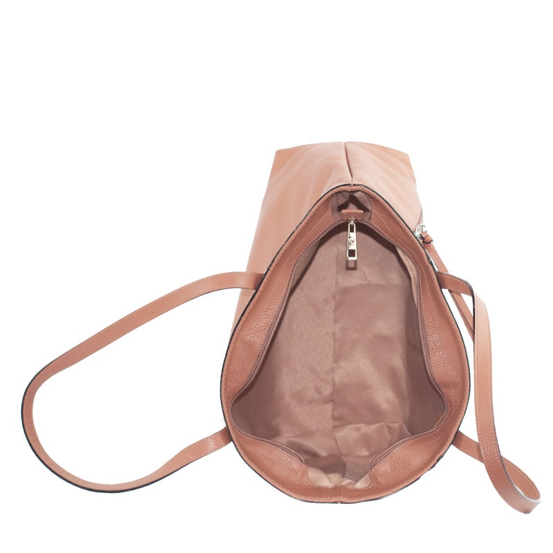 Shopping Bag Grande Couro Floter Cavezzale Mousse 105566