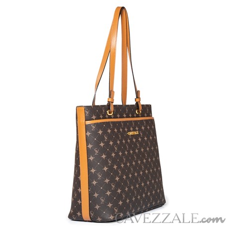 Shopping Bag Personnalite Cavezzale Monograma Chocolate/caramelo 102747