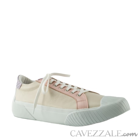 Tênis de Couro Cavezzale Slim OffWhite/Danone 102552