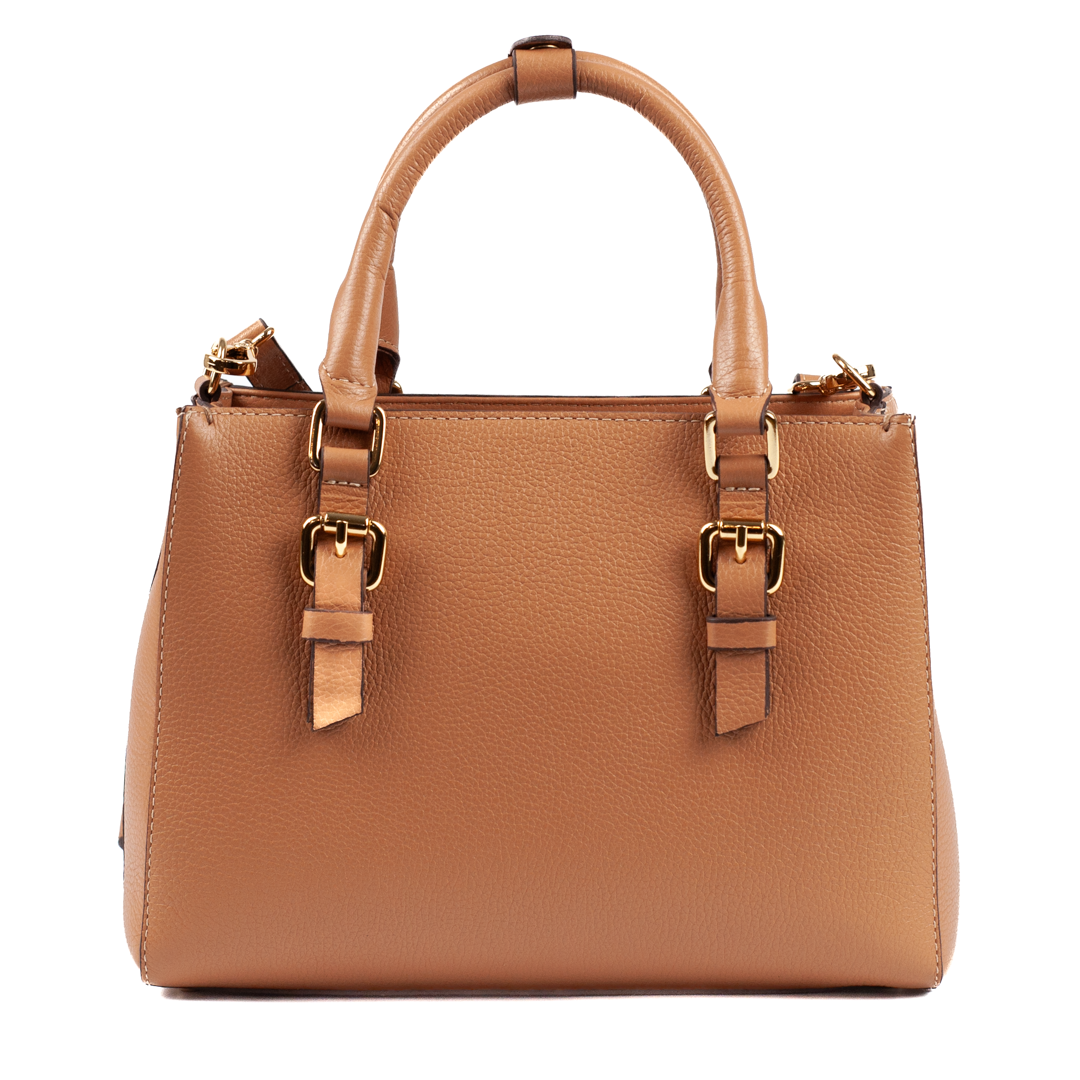 Tote Bag Média Couro Soft Cavezzale Caramelo 104761